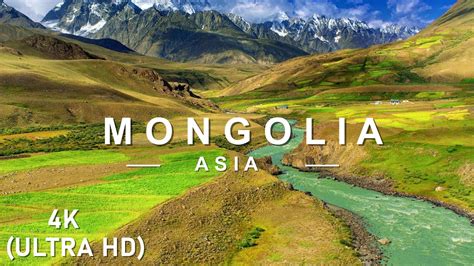 Flying Over Mongolia 4k Uhd Relaxing Piano Music With Beautiful