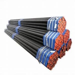Black A106 Gr B Carbon Steel Seamless Pipes Schedule Number 40