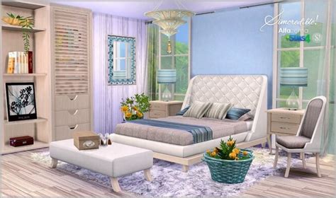Alfazema Bedroom At Simcredible Designs 4 Sims 4 Updates