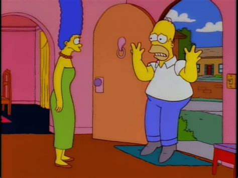 Nervous Homer Simpson  Find And Share On Giphy