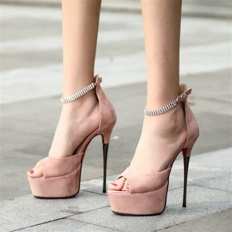 New Fashion Extremely High Heels 16cm Bridal Shoes Stiletto Platform