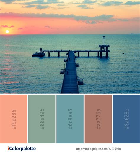 Color Palette Ideas From 2191 Sea Images Icolorpalette Sunset Color