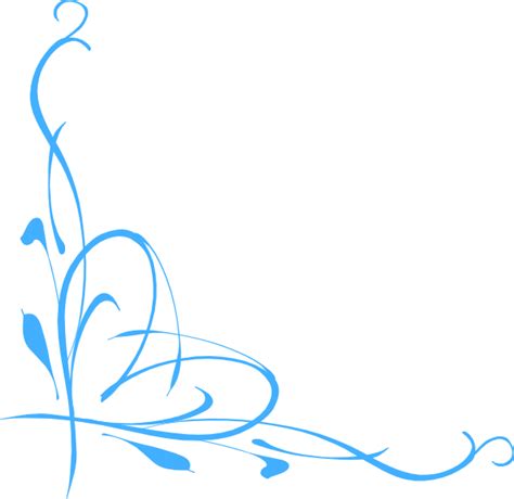 Blue Vine Clip Art At Vector Clip Art Online Royalty Free