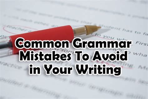 Tips On How To Stop Making Grammatical Mistakes In Text
