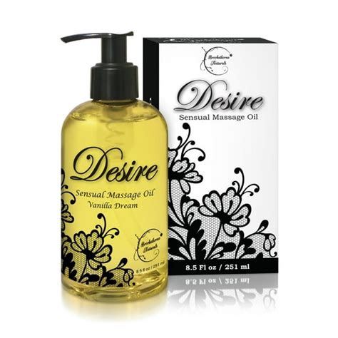 Brookethorne Naturals Desire Sensual Massage Oil Vanilla Body Massage