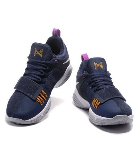 George is a nike basketball team member as well, and has released four signature shoes with nike, the latest of which is the nike pg3. Nike PG 1 Paul George Navy Basketball Shoes - Buy Nike PG ...