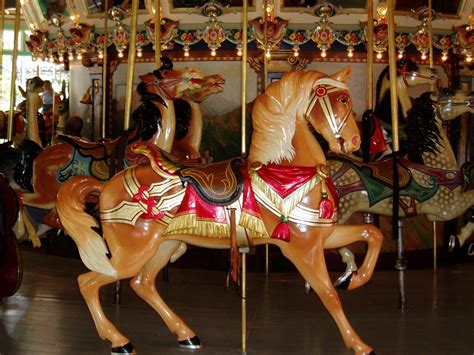 The Beautiful Antique Carousel At Glen Echo Park Md My Parents Met