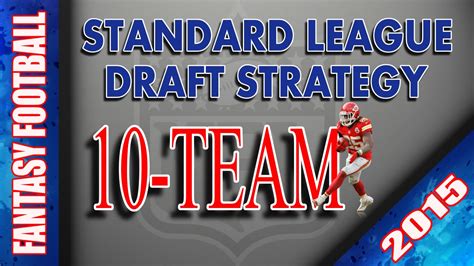 Fantasy leagues on fleaflicker looking for a fantasy platform that is infinitely customizable yet simple and easy to use? NFL 2015: Fantasy Football 10-Team Standard League Draft ...