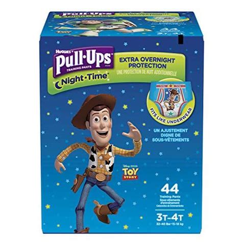 Pullups Nighttime Potty Training Pants For Boys 3t4t 3240 Lb 44 Ct