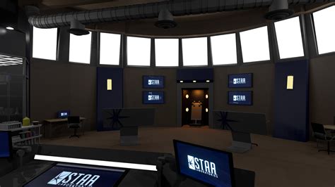 Jonathan Truong Star Labs Interiors From Cw The Flash