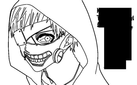 Images Of Anime Tokyo Ghoul Kaneki Coloring Pages