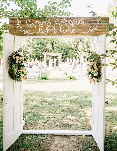 Outdoor Wedding Entrance Ideas Teal And Black Wedding Ce