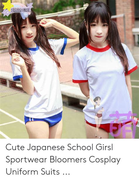 Zminglel F Cute Japanese School Girsl Sportwear Bloomers Cosplay