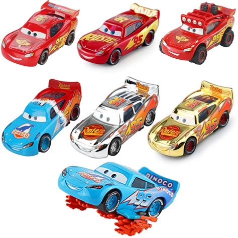 Disney Pixar Cars 2 Lightning Mcqueen Car Toys Mcqueen 155 Diecast