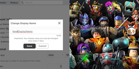 Roblox How To Change Your Display Name