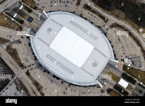 An Aerial View Of Atandt Stadium Friday Jan 1 2021 In Arlington Tex
