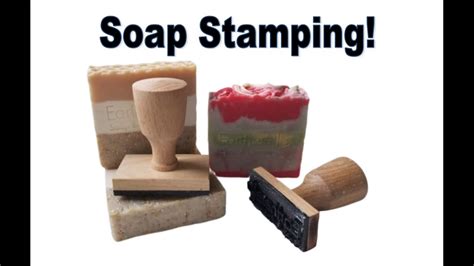 How To Stamp Cold Process Soaps Youtube