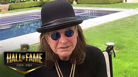 Ozzy Osbourne Rides The “crazy Train” Into The Class Of 2021 Wwe Hall Of Fame 2021 Youtube