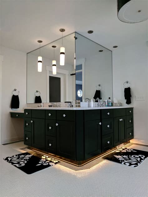 corner vanity mirrors american glass and mirror