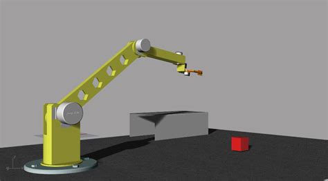 Robotic Arm Motion 3d Cad Model Library Grabcad