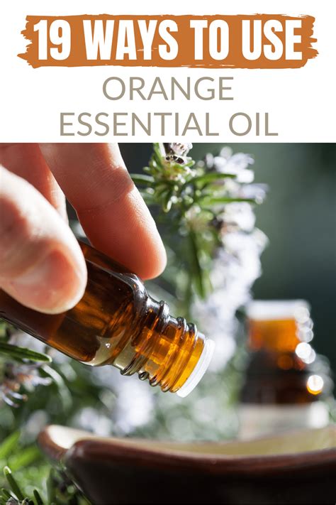 Ways To Use Orange Essential Oil