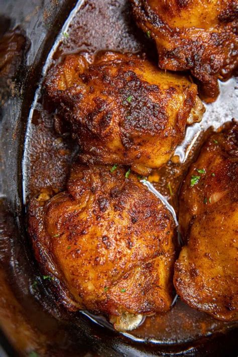 ٢٤ ذو القعدة ١٤٣٩ هـ. Slow Cooker Rotisserie Chicken Thighs Recipe - Dinner ...