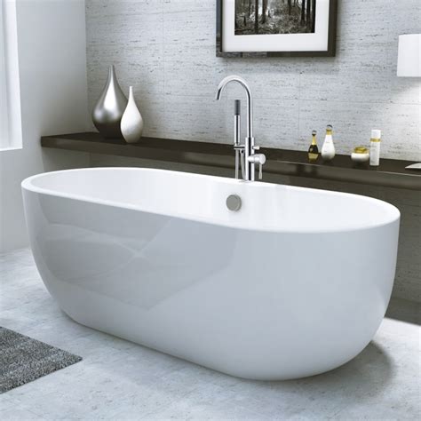 Freestanding Modern Double Ended Bath Manhattan By Voda Design