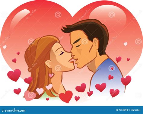 St Valentines Day Kiss Royalty Free Stock Photos Image 7951998