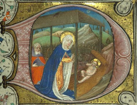 Illuminated Manuscript Book Of Hours Nativity Walters M Flickr