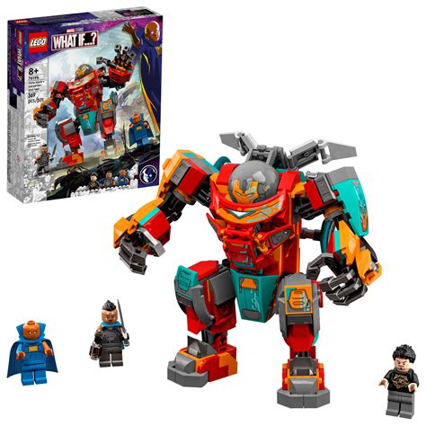 Lego Marvel Tony Starks Sakaarian Iron Man 76194 Building Toy For