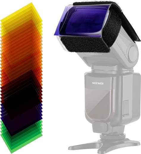 Optical Filters Flash Filter Set 11 Colors Filter For Photography Led