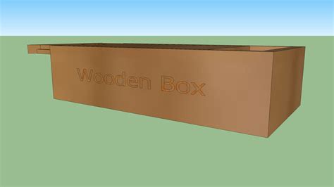 Wooden Box 3d Warehouse