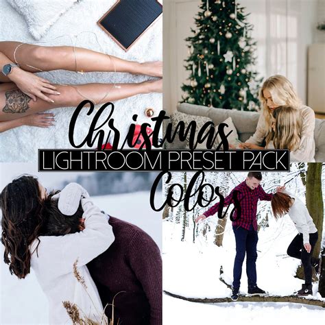 Edit your photos like a pro at the click of a button! 20 Christmas Colors Lightroom Preset Pack : Instagram ...