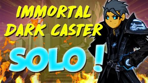 Aqw Immortal Dark Caster Class Solo Insane Buffs And Crits Youtube