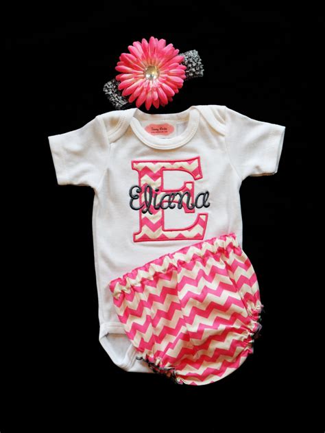 Personalized Baby Girl Clothes Newborn Girl Take Home Outfit Etsy