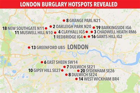 London Dominates List Of Burglary Hotspots As We Reveal The Safest