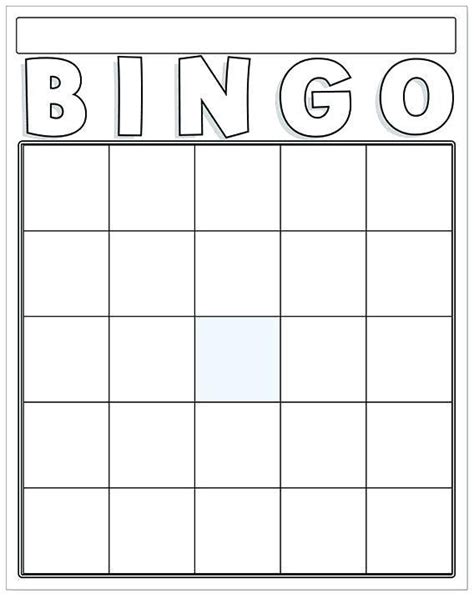 20 Awesome Blank Bingo Card Template Microsoft Word Photos Throughout