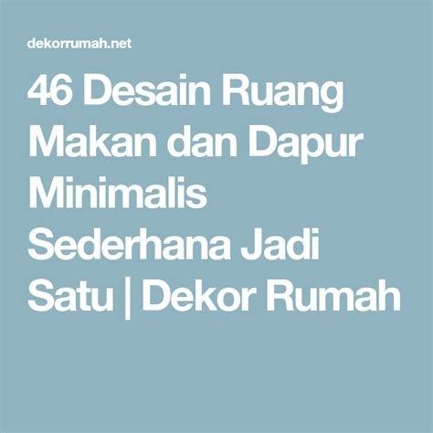 We did not find results for: 46 Desain Ruang Makan dan Dapur Minimalis Sederhana Jadi ...