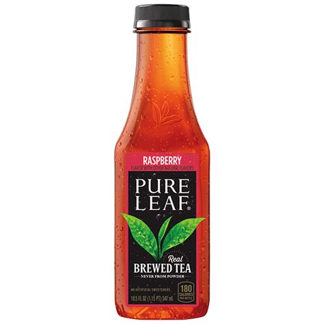 Pure Leaf Raspberry Iced Tea 185 Fl Oz Bottles 12 Counr Walmart