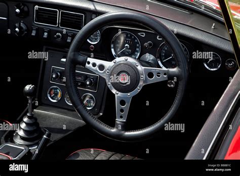 1972 Mgb Roadster Interior Stock Photo Alamy