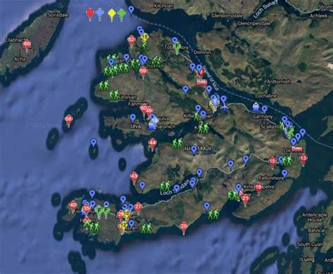 Mull Location Map The Isle Of Mull