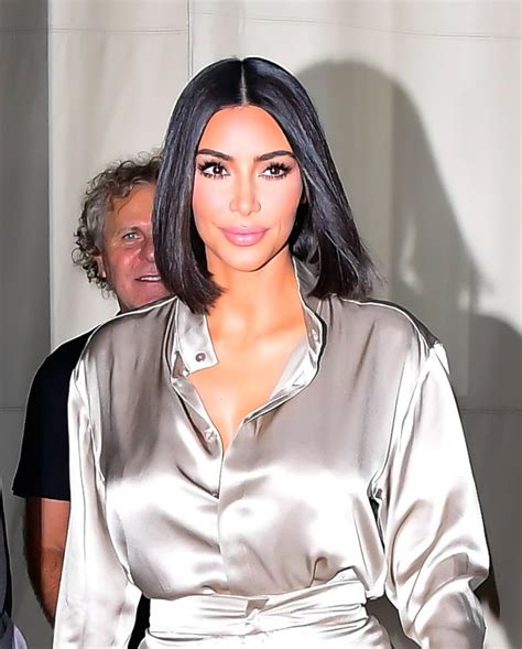 kim kardashian s short bob haircut photos popsugar beauty photo 3