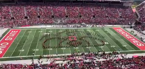 Watch Ohio State Marching Band Spring Game Performance And Surprise