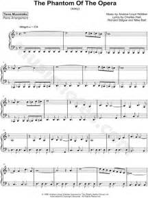 Phantom opera free sheet music. Toms Mucenieks "The Phantom of the Opera" Sheet Music (Easy Piano) (Piano Solo) in D Minor ...