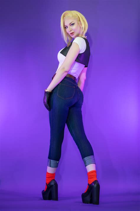 Android 18 Cosplay Set Ashlynne Dae