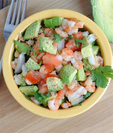 Quick And Healthy Recipe Avocado And Shrimp Salad