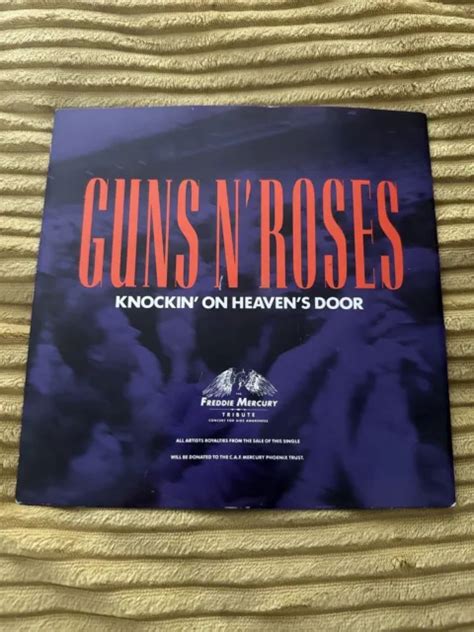 Guns N Roses Knockin On Heaven S Door Vinyl Record Single Geffen
