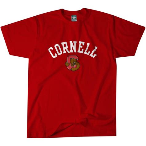 Cornell Athletics T Shirt Red University Tshirt Cornell Cornell