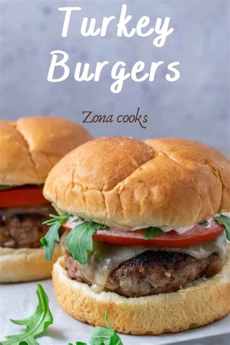 Skillet Turkey Burgers Min Zona Cooks