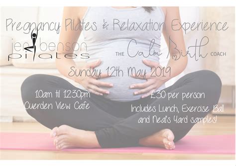 Jen Benson Pilates - Pregnancy Pilates & Relaxation Experience
